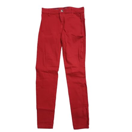 Női XS-es piros farmernadrág - Bershka