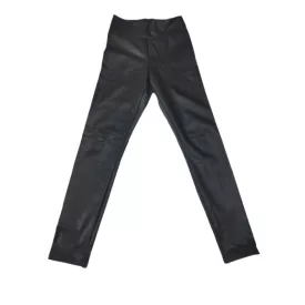 Női S-es fekete lakk hatású sztreccs nadrág - Calzedonia