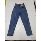 Női S-es kék magas derekú farmernadrág - H&M
