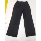 Női S-es fekete elegáns bőszárú nadrág - Stradivarius