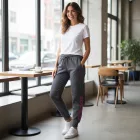 Női S-es szürke melegítőnadrág, tréningalsó - Adidas