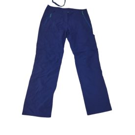 Női M-es kék, térdnél lecipzározható túranadrág 