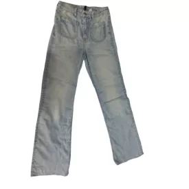 Női M-es világoskék bőszárú farmernadrág - H&M