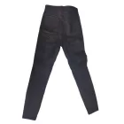Női M-es fényes fekete magas derekú sztreccs nadrág - Stradivarius Super High Waist