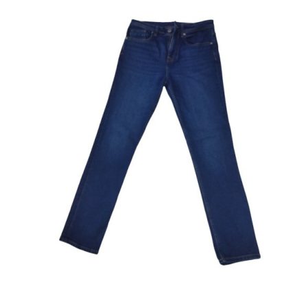 Női M-es sötétkék enyhén szűkülő szárú farmernadrág - Zara