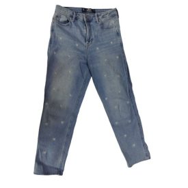 Női M-es kék virágos bőszárú farmernadrág - Hollister