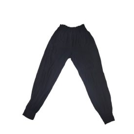  Női M-es fekete laza pamut nadrág - Amisu