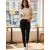 Női M-es fekete pamutnadrág, leggings - Zara