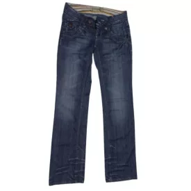 Női M-es (size: 27, L: 34) kék farmernadrág - R. Marks