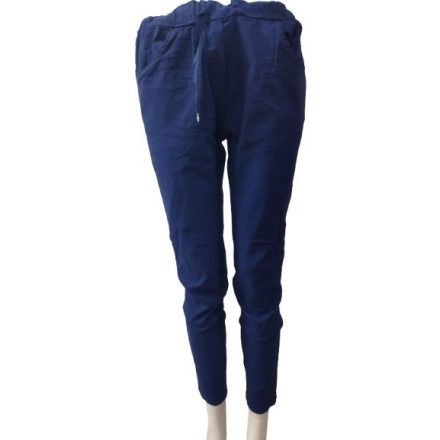 Női M-es kék sztreccs nadrág - made in italy