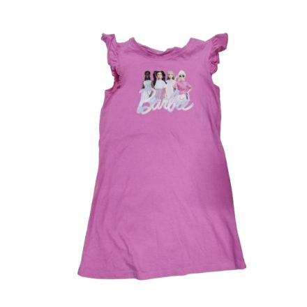 128-as pink fodros vállú pamutruha - Barbie