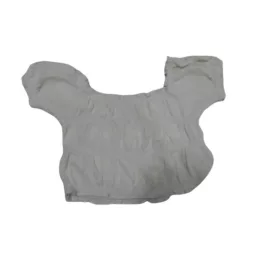 152-es fehér géz anyagú, gyűrt top - Zara