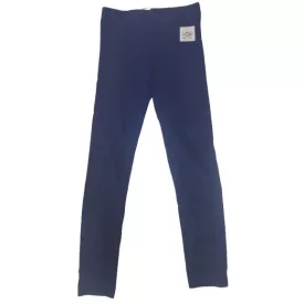   128-as sötétkék bordás anyagú unikornisos leggings - Little Kids