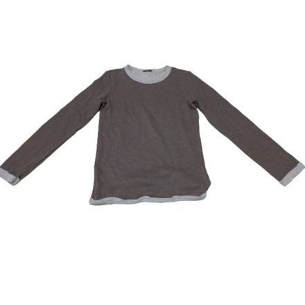 146-152-es barna csillogó pulóver - Tezenis