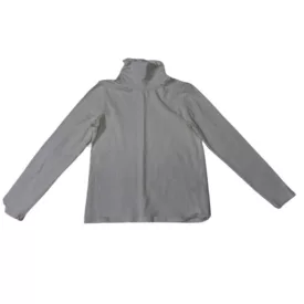 152-es fehér lány garbónyakú pamutfelső - C&A