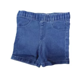   122-es kék puha farmer short, rövidnadrág lánynak - Sinsay