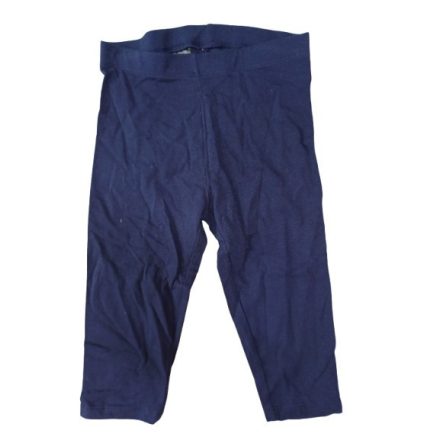 122-128-as sötétkék egyszínű térdig érő leggings - Lupilu