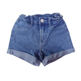 122-es sötétkék farmer short, rövidnadrág - H&M