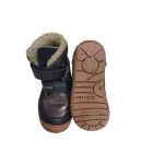 31-es sötétkék szőrmével bélelt kiscsizma, bundás téli csizma - D.D. Step