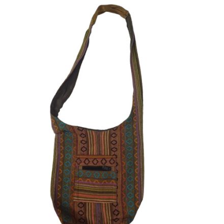 Bohém stílusú textil, szövet női táska