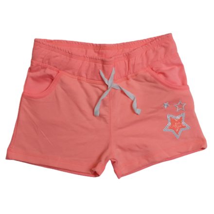128-as neonnarancssárga csillagos pamut short - X-Mail - ÚJ