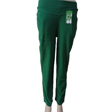 Női 4-5XL-es zöld sztreccs nadrág - ÚJ