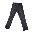 Női L-es fekete farmernadrág, enyhén szűkülő szárú - Zara