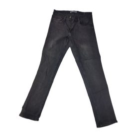   Női L-es fekete farmernadrág, enyhén szűkülő szárú - Zara