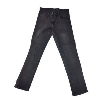 Női L-es fekete farmernadrág, enyhén szűkülő szárú - Zara