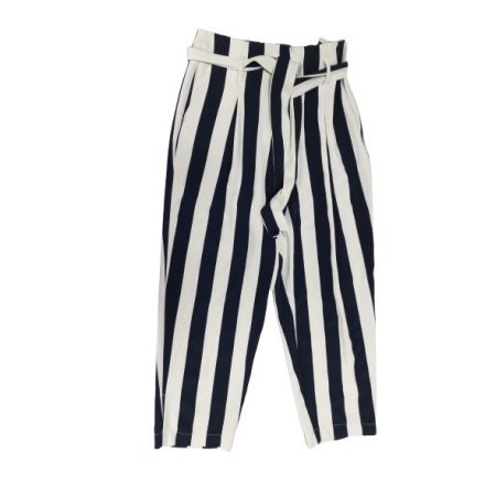 Női 40-es fehér-fekete csíkos elegáns nadrág - H&M