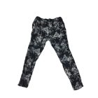  Női XL-es fekete virág mintás lenge nyári nadrág - Amisu