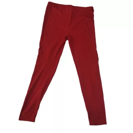 Női XXL-es piros pamut leggings - ÚJ