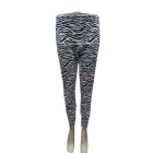 Női L-es zebramintás lakk hatású sztreccs nadrág, leggings, jelmezhez is jó - Tezenis - ÚJ