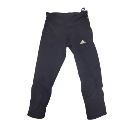 Női XS-es fekete térdig érő sportnadrág, leggings - Adidas