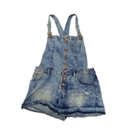   Női S-es kék kantáros rövidnadrág, kertészshort - FB Sister