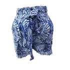 Női XS-es kék-fehér lenge pamut short, rövidnadrág - Ever.me