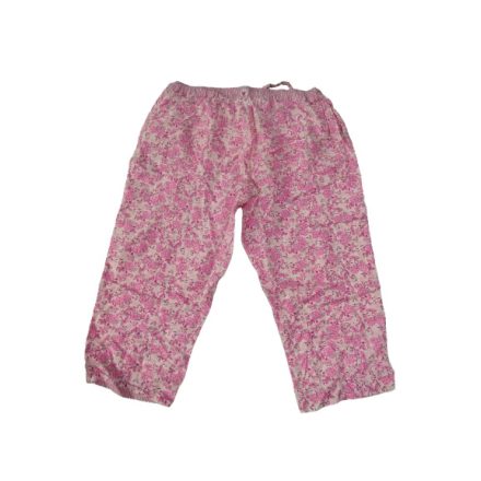 Női M-es rózsaszín virágos vászon térdnadrág - Etam