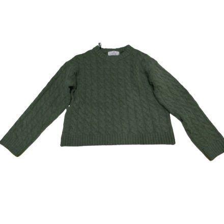 170-es khaki kötött top jellegű pulóver - H&M