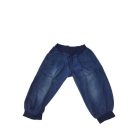 Női XXL-es sötétkék puha anyagú farmer térdnadrág - Miss Grace