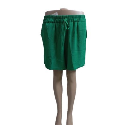 Női 4-5XL-es zöld laza rövidnadrág - Új