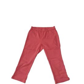   Női XL-es korallszínű vászon sztreccs caprinadrág - Janina