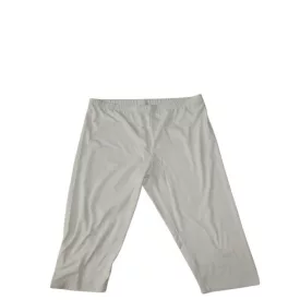 Női 4XL-es fehér térdig érő leggings - ÚJ