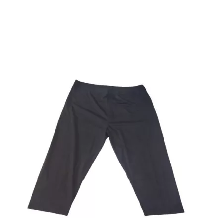 Női 4XL-es fekete térdig érő leggings - ÚJ