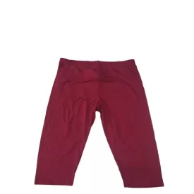 Női 4XL-es bordó térdig érő leggings - ÚJ