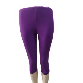 Női L-es lila capri leggings - Blue motion