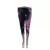 Női S-L-es fekete-rózsaszín batikolt hatású capri leggings - ÚJ