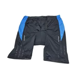   Férfi XL-es fekete-kék biciklis rövidnadrág, short - Crivit