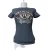 Női XS-es fekete póló arany felirattal - Retro Jeans - ÚJ