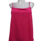 Női 36-os (S) pink áttört mintás pántos póló - Janina - ÚJ