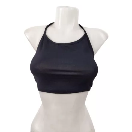 Női S-es fekete top - Bershka